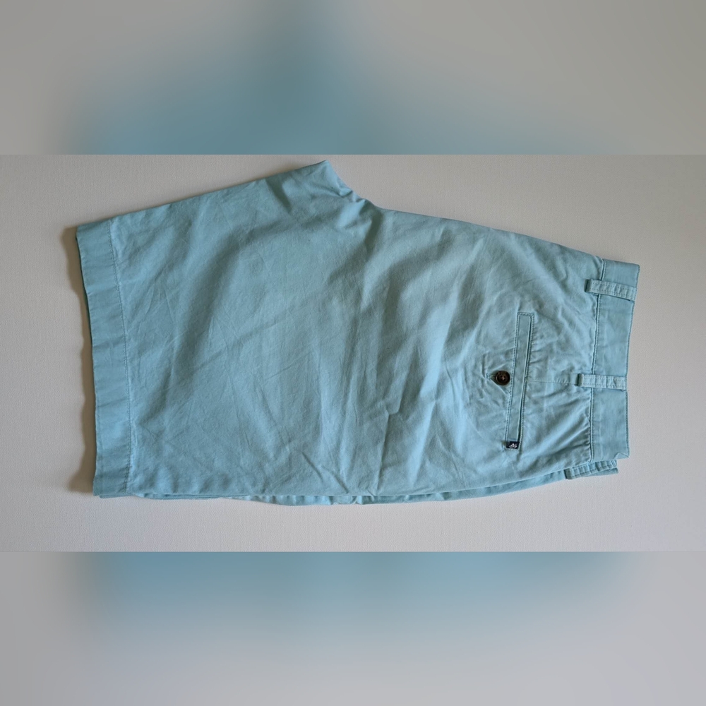 Brooks Brothers men Turquoise Blue 100%cotton shorts size 34